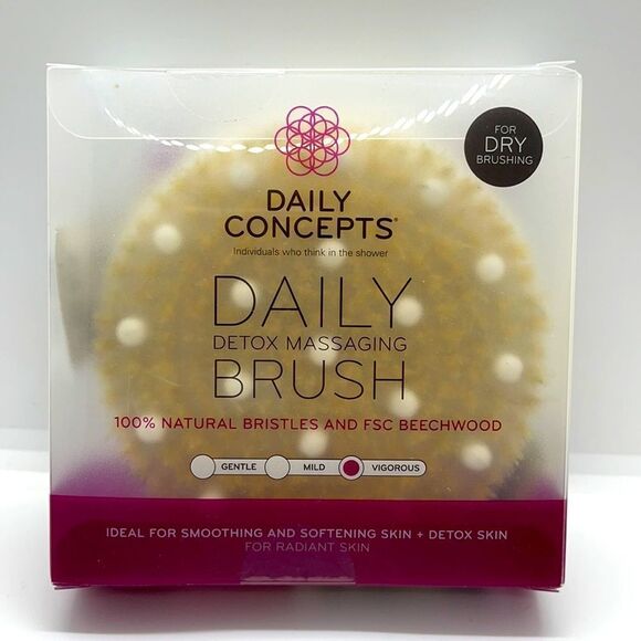NWT Daily Concepts Daily Detox Massaging Brush - Picture 4 of 5